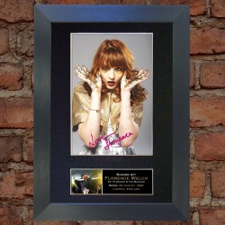 Florence Welch Pre-Printed autograph