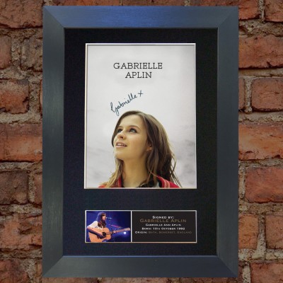 Gabrielle Aplin Pre-Printed Autograph