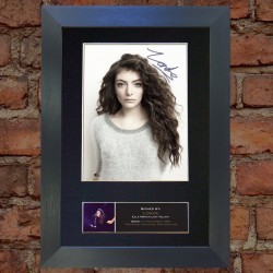 Lorde Pre-Printed autograph
