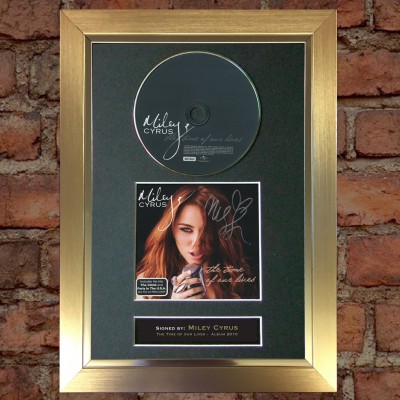 Miley Cyrus Pre-Printed Autograph (The Time of Our Lives)