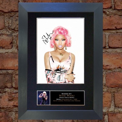 Nicki Minaj Pre-Printed Autograph