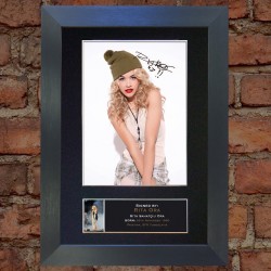 Rita Ora Pre-Printed autograph