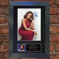 Whitney Houston Pre-Printed Autograph