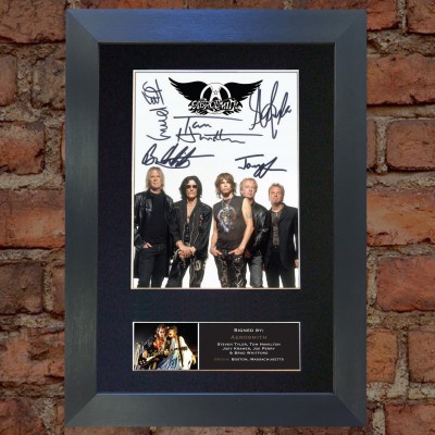 Aerosmith Pre-Printed Autograph