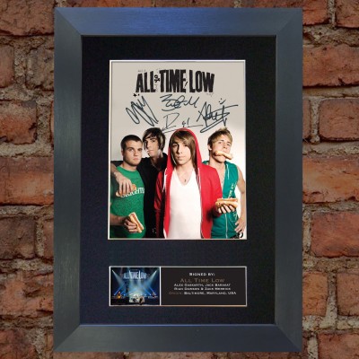 All Time Low Pre-Printed Autograph