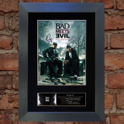 Bad Meets Evil Pre-Printed Autograph