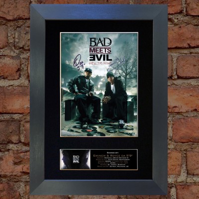 Bad Meets Evil Pre-Printed Autograph