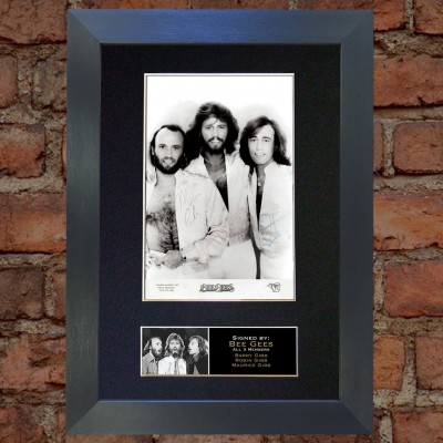 Bee Gees Pre-Printed autograph AFTAL