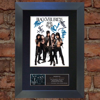 Black Veil Brides Pre-Printed autograph AFTAL