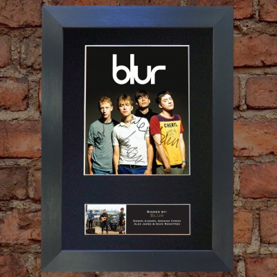 Blur Pre-Printed Autograph