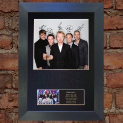 Boyzone Pre-Printed Autograph