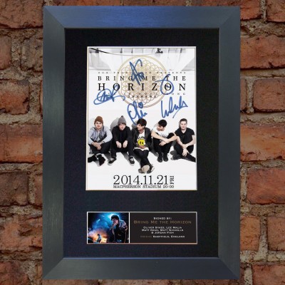 Bring Me the Horizon Pre-Printed autograph