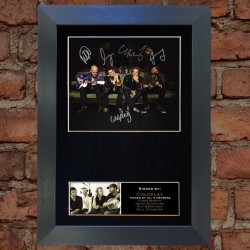 Coldplay Pre-Printed Autograph