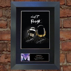 Daft Punk Pre-Printed Autograph