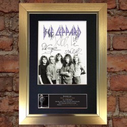 Def Leppard Pre-Printed Autograph