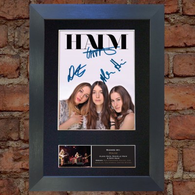 Haim Pre-Printed Autograph