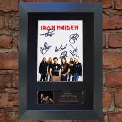 Iron Maiden Pre-Printed Autograph