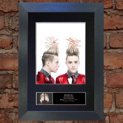 Jedward Pre-Printed Autograph