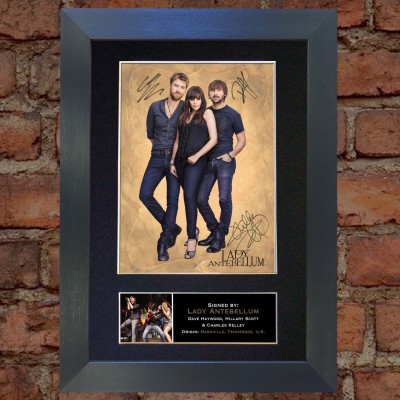 Lady Antebellum Pre-Printed Autograph