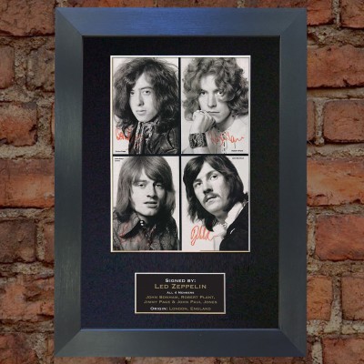 Led Zeppelin Pre-Printed Autograph 2