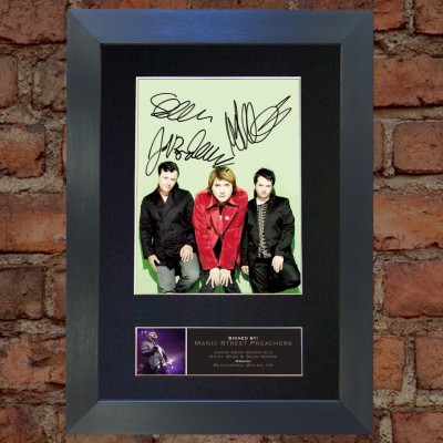 Manic Street Preachers Pre-Printed Autograph