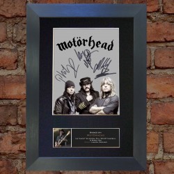 Motorhead Pre-Printed Autograph