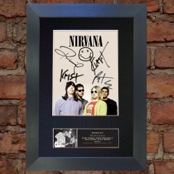 Nirvana Pre-Printed Autograph