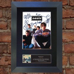 Oasis Pre-Printed Autograph 1