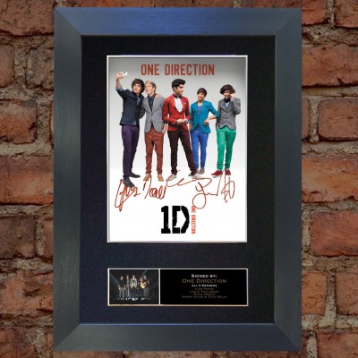 One Direction Pre-Printed Autograph