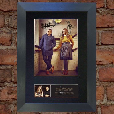 Paul Heaton and Jacqui Abbott Pre-Printed Autograph