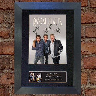 Rascal Flatts Pre-Printed Autograph