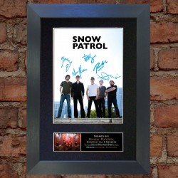 Snow Patrol Pre-Printed Autograph