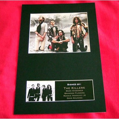 The Killers Pre-Printed Autograph