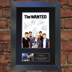 The Wanted Pre-Printed Autograph