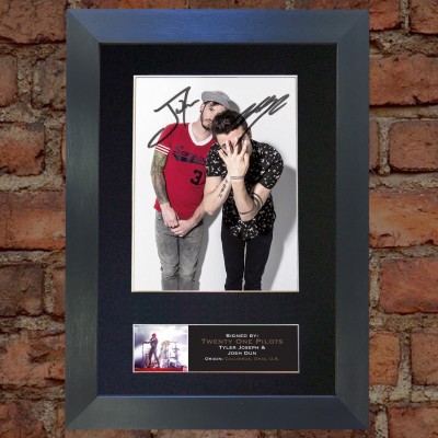 Twenty One Pilots Pre-Printed Autograph