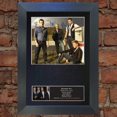 Westlife Pre-Printed Autograph