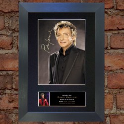 Barry Manilow Pre-Printed Autograph