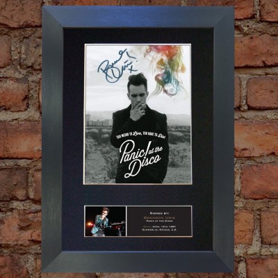 Brendon Urie Pre-Printed Autograph (Panic at the Disco)