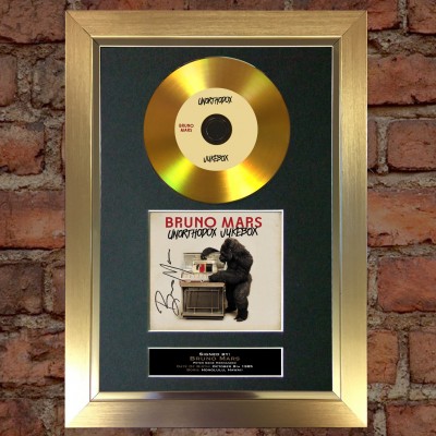 Bruno Mars Pre-Printed autograph 1 (Unorthodox Jukebox)