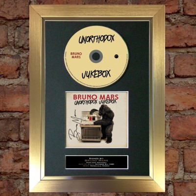 Bruno Mars Pre-Printed autograph 2 (Unorthodox Jukebox)