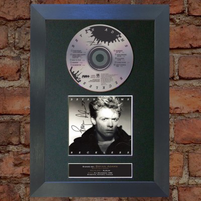 Bryan Adams Pre-Printed Autograph 1 (Reckless)