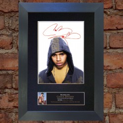 Chris Brown Pre-Printed Autograph