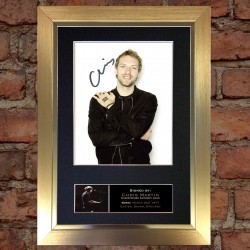 Chris Martin Pre-Printed Autograph (Coldplay)