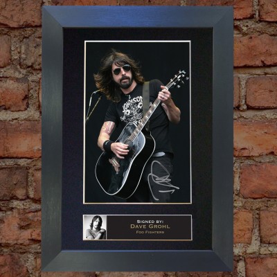 Dave Grohl Pre-Printed Autograph (Foo Fighters)