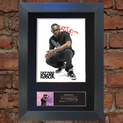 Dizzee Rascal Pre-Printed Autograph