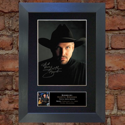 Garth Brooks Pre-Printed Autograph