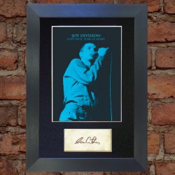 Ian Curtis Pre-Printed Autograph (Joy Division)