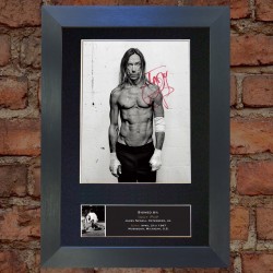 Iggy Pop Pre-Printed Autograph