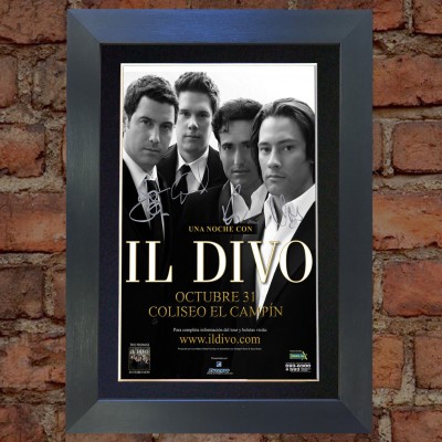 Il Divo Pre-Printed Autograph