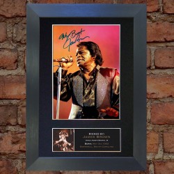 James Brown Pre-Printed Autograph